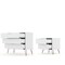 Manhattan Comfort Rockefeller Dresser and Nightstand Set, White 104GMC1 - alternate 5